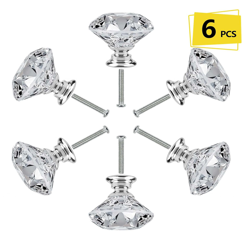 Cabinet Handle Pull - Lot de 6 boutons de meuble