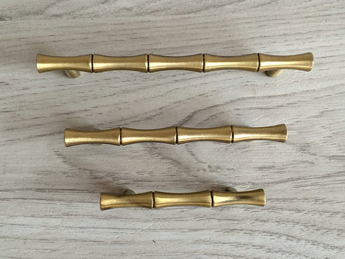 2 pièces rétro bambou en allia - Cabinet Handle Pull avis et prix