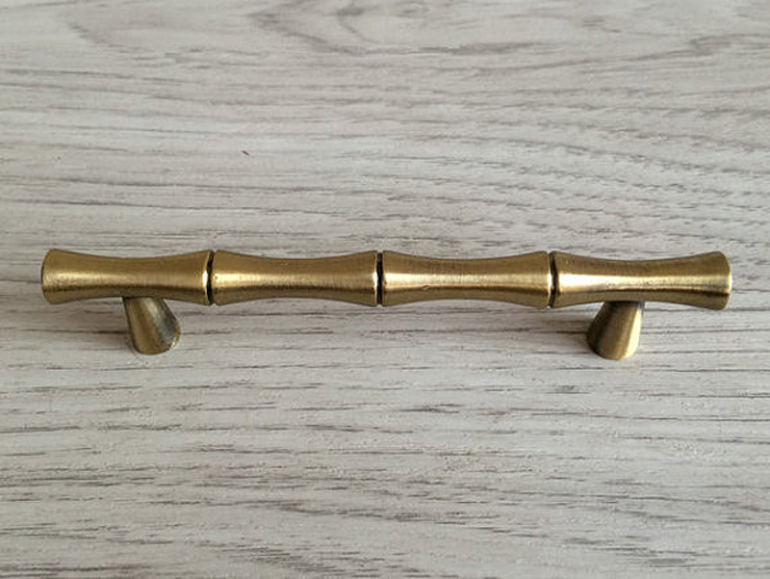 2 pièces rétro bambou en allia - Cabinet Handle Pull avis et prix